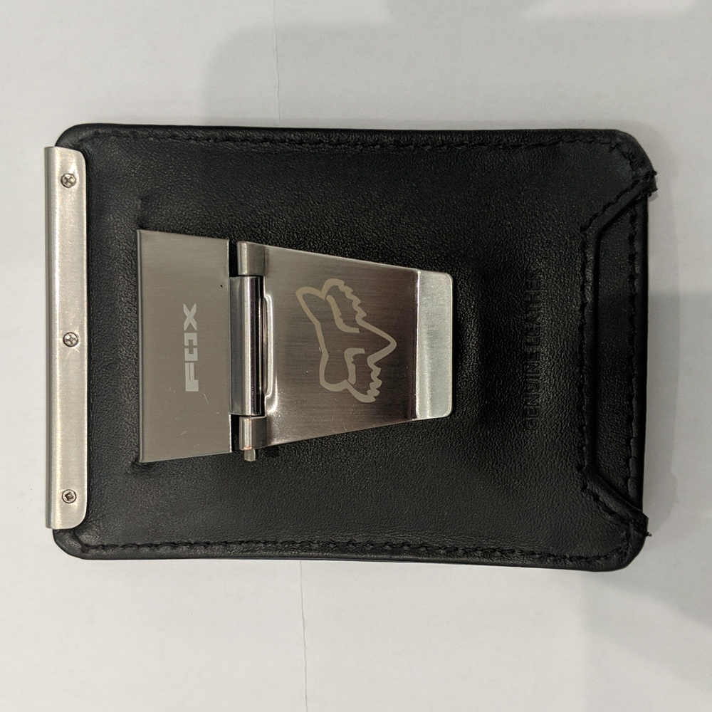Fox racing money clip wallet